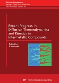 Enlarge image Cover: Recent Progress in Diffusion Thermodynamics and Kinetics in Intermetallic Compounds - Trans Tech Publications Ltd
