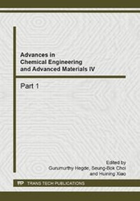 Enlarge image Cover: Advances in Chemical Engineering and Advanced Materials IV - Trans Tech Publications Ltd