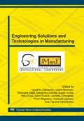 Cover: Engineering Solutions and Technologies in Manufacturing - Trans Tech Publications Ltd
