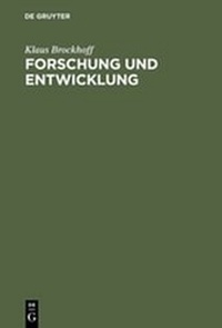 Enlarge image Cover: Forschung und Entwicklung - De Gruyter Oldenbourg