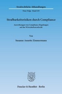 Abbildung von: Strafbarkeitsrisiken durch Compliance - fibre