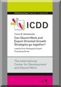 Cover: Can Decent Work and Export Oriented Growth Strategies go together? - Kassel University Press
