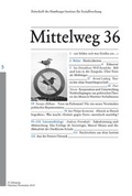 Cover: Politische Tiere Mittelweg 36 - Hamburger Edition, HIS