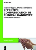 Cover: Effective Communication in Clinical Handover - De Gruyter
