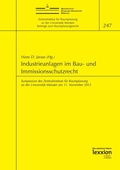 Abbildung von: Industrieanlagen im Bau- und Immissionsschutzrecht - Lexxion Verlagsgesellschaft
