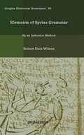 Cover: Elements of Syriac Grammar - Gorgias Press