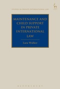 Cover: Maintenance and Child Support in Private International Law - Hart Publishing