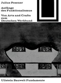 Cover: Anf&auml;nge des Funktionalismus - Birkh&auml;user Verlag GmbH