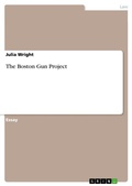 Cover: The Boston Gun Project - GRIN Verlag