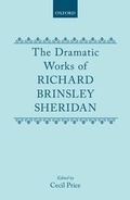 Cover: The Dramatic Works Richard Brinsley Sheridan - Oxford University Press