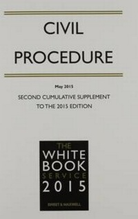 Enlarge image Cover: The White Book Service 2015 Volume 1 Service - Sweet & Maxwell