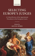 Cover: Selecting Europe's Judges - Oxford University Press