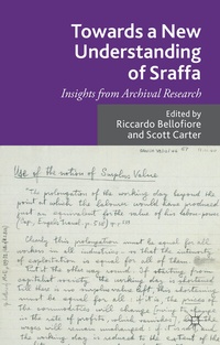 Enlarge image Cover: Towards a New Understanding of Sraffa - Palgrave Macmillan