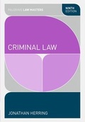 Cover: Criminal Law - Palgrave Macmillan
