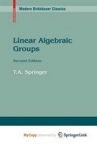 Abbildung von: Linear Algebraic Groups - Birkhauser