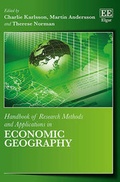 Cover: Handbook of Research Methods and Applications in Economic Geography - Edward Elgar Publishing