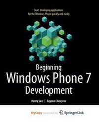 Enlarge image Cover: Beginning Windows Phone 7 Development - Apress