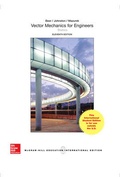 Cover: Vector Mechanics for Engineers: Statics - McGraw-Hill Education