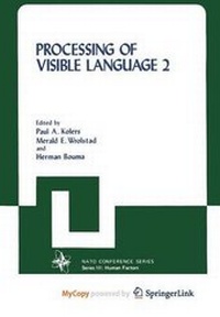 Enlarge image Cover: Processing of Visible Language - Springer