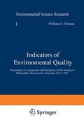 Cover: Indicators of Environmental Quality - Springer