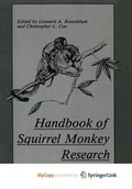 Cover: Handbook of Squirrel Monkey Research - Springer