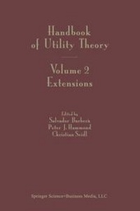 Enlarge image Cover: Handbook of Utility Theory - Springer