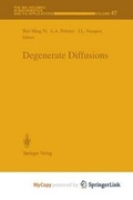 Cover: Degenerate Diffusions - Springer