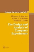 Cover: The Design and Analysis of Computer Experiments - Springer