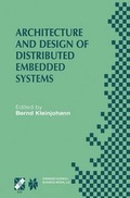 Cover: Architecture and Design of Distributed Embedded Systems - Springer