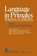 Cover: Language in Primates - Springer
