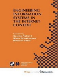 Enlarge image Cover: Engineering Information Systems in the Internet Context - Springer