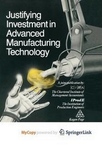 Enlarge image Cover: Justifying Investment in Advanced Manufacturing Technology - Springer