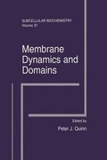 Cover: Membrane Dynamics and Domains - Springer