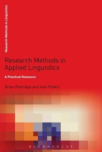 Enlarge image Cover: Research Methods in Applied Linguistics - Bloomsbury Academic