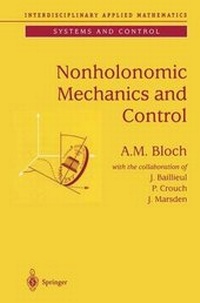 Enlarge image Cover: Nonholonomic Mechanics and Control - Springer
