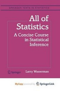 Enlarge image Cover: All of Statistics - Springer