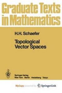 Enlarge image Cover: Topological Vector Spaces - Springer
