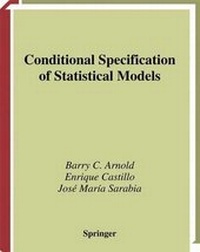Enlarge image Cover: Conditional Specification of Statistical Models - Springer