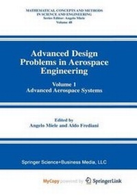 Enlarge image Cover: Advanced Design Problems in Aerospace Engineering - Springer
