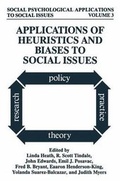 Cover: Applications of Heuristics and Biases to Social Issues - Springer