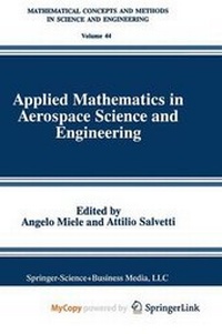 Enlarge image Cover: Applied Mathematics in Aerospace Science and Engineering - Springer