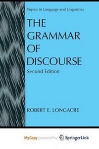 Enlarge image Cover: The Grammar of Discourse - Springer