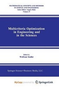 Enlarge image Cover: Multicriteria Optimization in Engineering and in the Sciences - Springer
