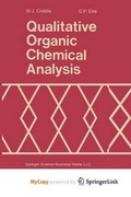 Cover: Qualitative Organic Chemical Analysis - Springer