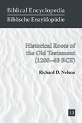 Cover: Historical Roots of the Old Testament (1200-63 BCE) - SBL Press