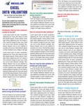 Bild: Excel Data Validation Tip Card - Holy Macro! Books