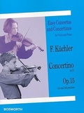 Cover: Concertino in D Opus 15 - Bosworth Editions