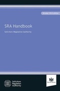 Cover: SRA Handbook - The Law Society