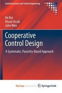 Enlarge image Cover: Cooperative Control Design - Springer