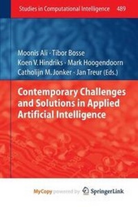 Enlarge image Cover: Contemporary Challenges and Solutions in Applied Artificial Intelligence - Springer